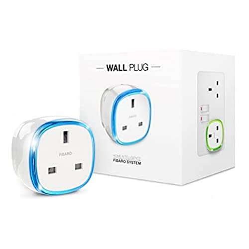 FIBARO Wall Plug / Z-Wave Plus Smart Home Steckdose Plug mit Leistungsmessung Typ G, FGWPG-111 von FIBARO