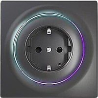 FIBARO Walli Outlet FGWOF-011-8 anthrazit, Smart-Steckdose 3680W von FIBARO