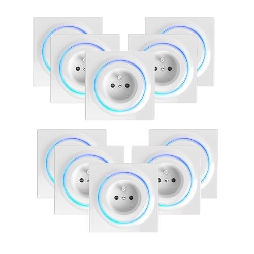 FIBARO Walli Outlet Type E/Z-Wave Plus Intelligente Steckdose, Smart Steckdose, FGWOE-011 10 stuck von FIBARO