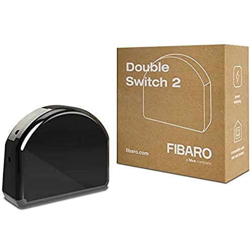 FIBARO Double Switch 2 / Z-Wave Plus Relaisschalter, Drahtloser Ein-Aus-Auslöser, FGS-223 von FIBARO
