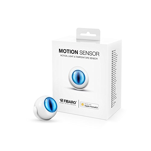 FIBARO HomeKit enabled Motion Sensor / iOS Bluetooth 4 in 1 Multisensor, Bewegung, Temperatur, Lichtintensität und Beschleunigungsmesser, FGBHMS-001 von FIBARO