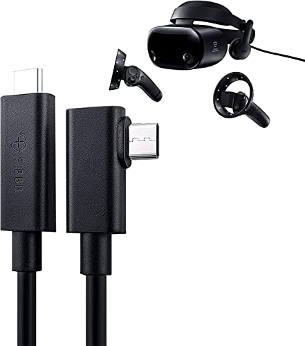 FIBBR USB-C auf USB-C Active Optical Link Kabel 4.5M, 5Gbps VR USB 3.1 Kabel Kompatibel mit Oculus Quest 2/Pico/Vive VR, AOC Unterstützung für schnelles Aufladen und High-Speed Datenübertragung von FIBBR