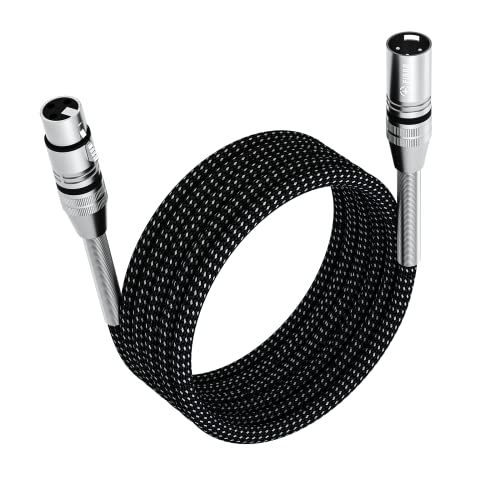 FIBBR XLR Kabel 2M, Mikrofonkabel Nylongeflecht XLR Stecker auf Buchse strapazierfähiges symmetrisches Mikrofonkabel kompatibel mit Vorverstärkern/Lautsprechersystemen und mehr FIBBR XLR Kabel 2M, Mikrofonkabel Nylongeflecht XLR Stecker auf Buchse strapazierfähiges symmetrisches Mikrofonkabel kompatibel mit Vorverstärkern/Lautsprechersystemen und mehr von FIBBR