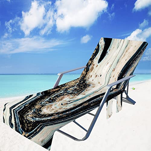 FIBITA Schonbezug für Gartenliege Frottee Liegenauflage Garten Sonnenliege Handtuch mit Taschen Stuhl Strandtuch für Schwimmbäder, Strände, Gartenhotels (Color : #8, Size : 73x210cm/28x83in) von FIBITA