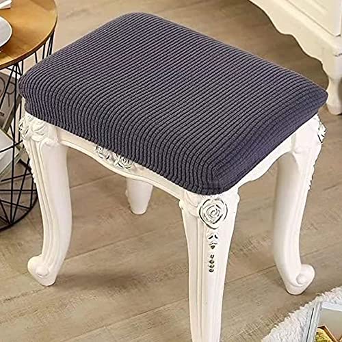 Hocker Bezug Rund/Quadratisch Stretch Jacquard-Stoff Hockerbezug 4/2/1 Stück Ottoman-Bezug Fußhocker Sitzhocker Ottoman Slipcovers Protector Schonbezüge Fußstützen-Bez ( Color : A3 , Size : 25x35cm ) von FIBITA