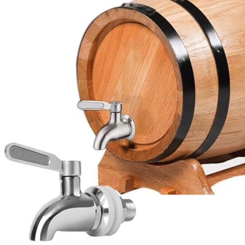 1 PCS Dispenser Faucet, Beverage Juice Dispenser Spigot, 304 Stainless Steel Beverage Dispenser Replacement Spigot, Drink Dispenser Tap Replacement for Water Wine Beer Juice 1 PCS Dispenser Faucet, Beverage Juice Dispenser Spigot, 304 Stainless Steel Beverage Dispenser Replacement Spigot, Drink Dispenser Tap Replacement for Water Wine Beer Juice von FIBOUND