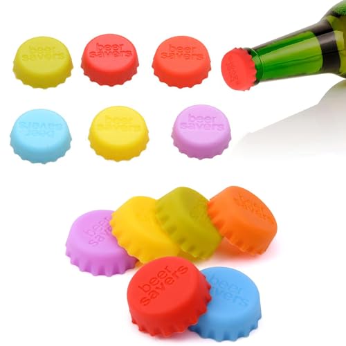 Silikon-Flaschenverschlüsse, 18er-Pack Silikon-Weinverschlüsse, wiederverwendbare Silikon-Flaschenverschlüsse, Bierflaschenverschlüsse für Hausbar-Party, Bierflaschen Champagnerflaschen von FIBOUND
