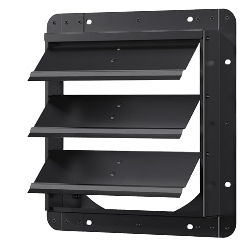 76,2 cm verzinktes Blech, automatisches Sprühen von Abluftschlitzen (ohne Lüfterblätter und Motor), für Dachböden, Werkstätten, Scheunen, Gewächshaus von FICBXRA