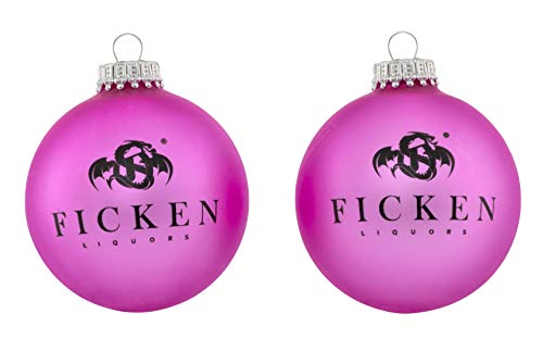 FICKEN Christbaumkugel 2er Set (Pink) von FICKEN