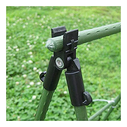 FIDALIKA 5 Stücke Pflanze Unterstützung Markise Säule Zubehör, EIN Clip Schnell Einrichten Klettern Vine Halterung Pflanze Stahlrohrhalter Garten Unterstützung (Size : 20mm) von FIDALIKA
