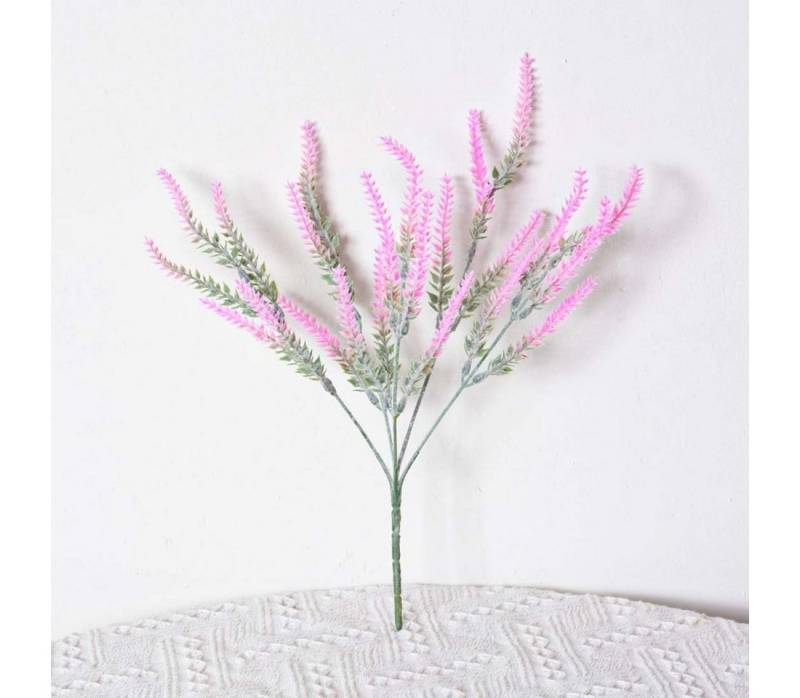 Kunstpflanze Künstlicher Lavendel, künstliche Pflanze, Strauchblumen, Lavendel, FIDDY, Künstliche Lavendelblüten aus Kunststoff, Hochzeitssträuße von FIDDY
