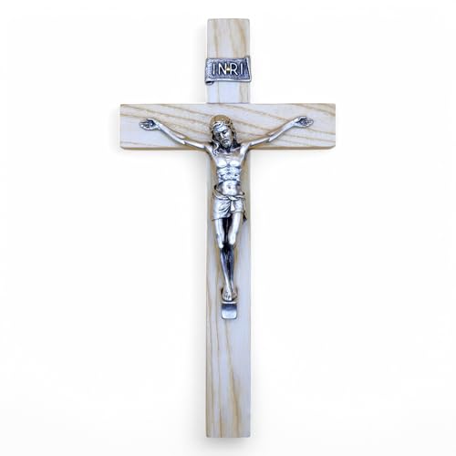 FIDES RELIGIOUS Wandkreuz – Handwerk Made in Italy Christus und INRI versilbert 999 – Wandkreuz aus Holz, Pflege und Präzision der Details des gekreuzigten Jesus – 25 x 13 cm FIDES RELIGIOUS Wandkreuz – Handwerk Made in Italy Christus und INRI versilbert 999 – Wandkreuz aus Holz, Pflege und Präzision der Details des gekreuzigten Jesus – 25 x 13 cm von FIDES RELIGIOUS