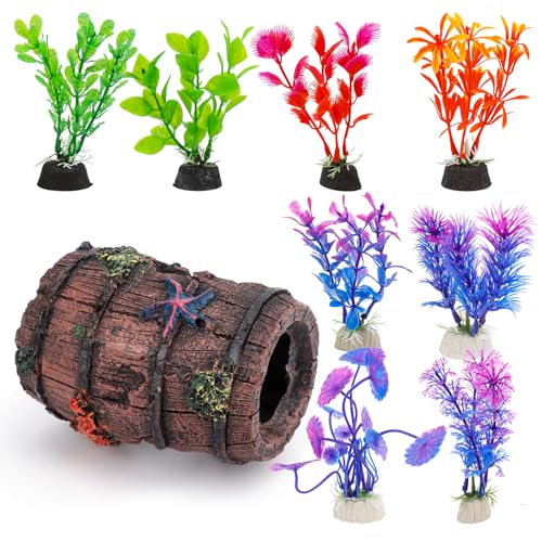 FIDWALL Aquarium Deko ZubehöR,Aquarium Dekorationsset,1 StüCk Harz Seestern Eimer,8 StüCk Aquarium Pflanzen KüNstlich,Fischsicher,Aquarium ZubehöR Deko, Leuchtende Farben FIDWALL Aquarium Deko ZubehöR,Aquarium Dekorationsset,1 StüCk Harz Seestern Eimer,8 StüCk Aquarium Pflanzen KüNstlich,Fischsicher,Aquarium ZubehöR Deko, Leuchtende Farben von FIDWALL