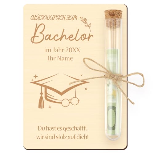 FIDWALL Personalisierbar mit Ihrem Namen Personalisierbare Geldgeschenk Verpackung zum Abitur 2025 aus Holz mit Reagenzgläsern,ABI 2025 Geschenk,Bachelor Geschenk,Bestandene Prüfung Geschenk FIDWALL Personalisierbar mit Ihrem Namen Personalisierbare Geldgeschenk Verpackung zum Abitur 2025 aus Holz mit Reagenzgläsern,ABI 2025 Geschenk,Bachelor Geschenk,Bestandene Prüfung Geschenk von FIDWALL