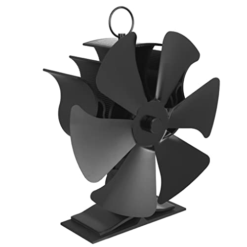 2-in-1 Ventilator 6 Flügel Kaminventilator Ohne Strom Wärmebetriebener Ofenventilator Geräuscharm für Holzscheite 2-in-1 Ventilator 6 Flügel Kaminventilator Ohne Strom Wärmebetriebener Ofenventilator Geräuscharm für Holzscheite von FIEBLH