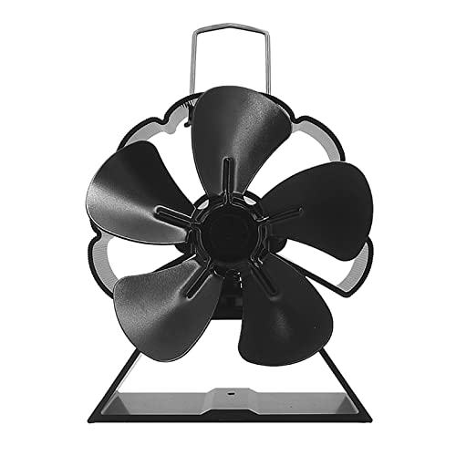 5 Wärmebetriebener Ofenventilator Schwarz Ventilator Holzofenventilator Wärmeverteilung 5 Wärmebetriebener Ofenventilator Schwarz Ventilator Holzofenventilator Wärmeverteilung von FIEBLH