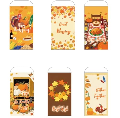 FIESTAJOY 84-teiliges Besteckhalter-Set – Herbst-Thanksgiving-Dekoration für Thanksgiving, Partyzubehör, Herbsternte, Abendessen, Tischdekoration von FIESTAJOY