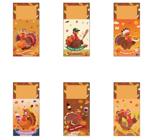 FIESTAJOY Besteckhalter für Thanksgiving, 42-teilig, für Thanksgiving-Utensilien, Truthahn-Tischdekorationen von FIESTAJOY