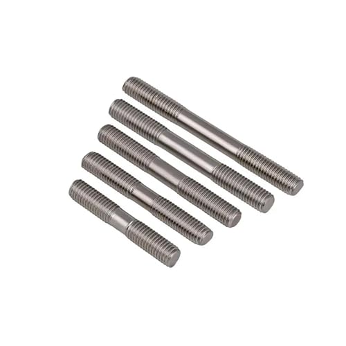 Doppelendige Gewindestangen – 2–5 Stück M3 M4 M5 M6 M8 M10 metrische 304 Edelstahl-Stehbolzen ohne Kopf(45mm M5 5pcs) von FIEYYU