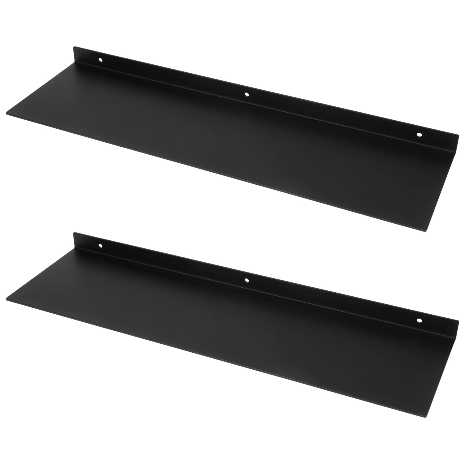 FIFITARA Wandregal 60cm 2er Set Aus Stahl Schwarz Pulverbeschichtet Schweberegal Wandboard Bücherregal Metallregal Mit Dübeln Und Schrauben FIFITARA Wandregal 60cm 2er Set Aus Stahl Schwarz Pulverbeschichtet Schweberegal Wandboard Bücherregal Metallregal Mit Dübeln Und Schrauben von FIFITARA