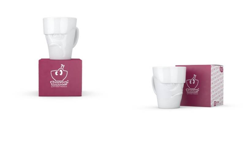 FIFTYEIGHT PRODUCTS Becher Henkelbecher Grummelig - 350 ml von FIFTYEIGHT PRODUCTS