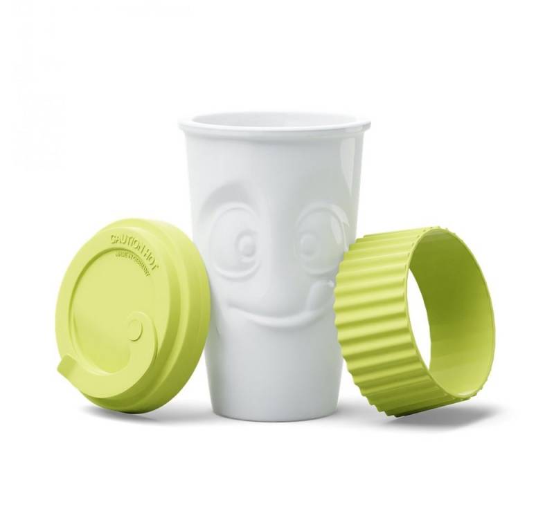 FIFTYEIGHT PRODUCTS Coffee-to-go-Becher To Go Becher Lecker Limette, 100% Made in Germany von FIFTYEIGHT PRODUCTS