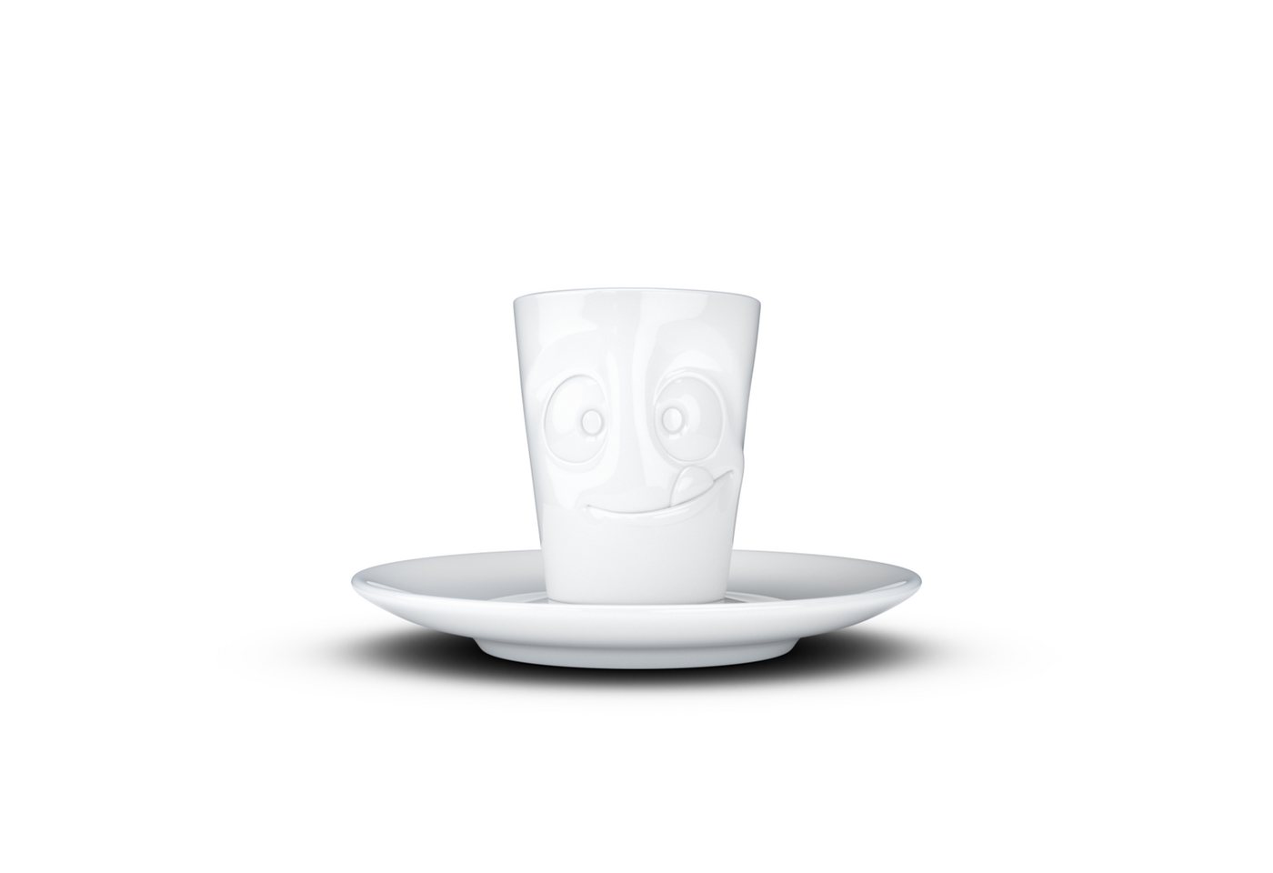 FIFTYEIGHT PRODUCTS Espressotasse Espresso Mug mit Henkel 80ml - Lecker, Porzellan FIFTYEIGHT PRODUCTS Espressotasse Espresso Mug mit Henkel 80ml - Lecker, Porzellan von FIFTYEIGHT PRODUCTS