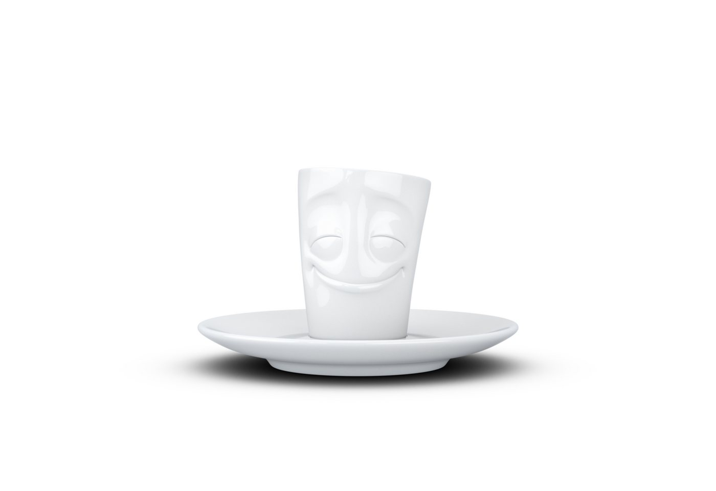FIFTYEIGHT PRODUCTS Espressotasse Espresso Mug mit Henkel 80ml - Vergnügt, Porzellan FIFTYEIGHT PRODUCTS Espressotasse Espresso Mug mit Henkel 80ml - Vergnügt, Porzellan von FIFTYEIGHT PRODUCTS