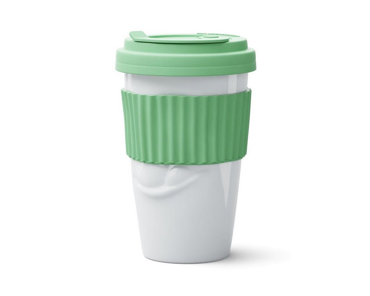FIFTYEIGHT PRODUCTS Frühstücks-Geschirrset TV Tasse Kaffeebecher 03 To Go Lecker Mint von FIFTYEIGHT PRODUCTS