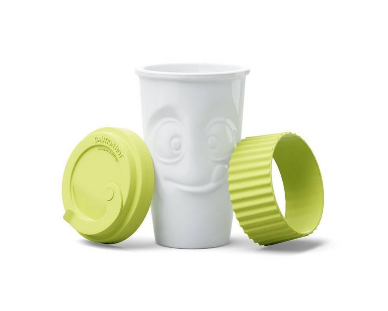 FIFTYEIGHT PRODUCTS Frühstücks-Geschirrset TV Tasse Kaffeebecher 05 To Go Lecker Limette von FIFTYEIGHT PRODUCTS