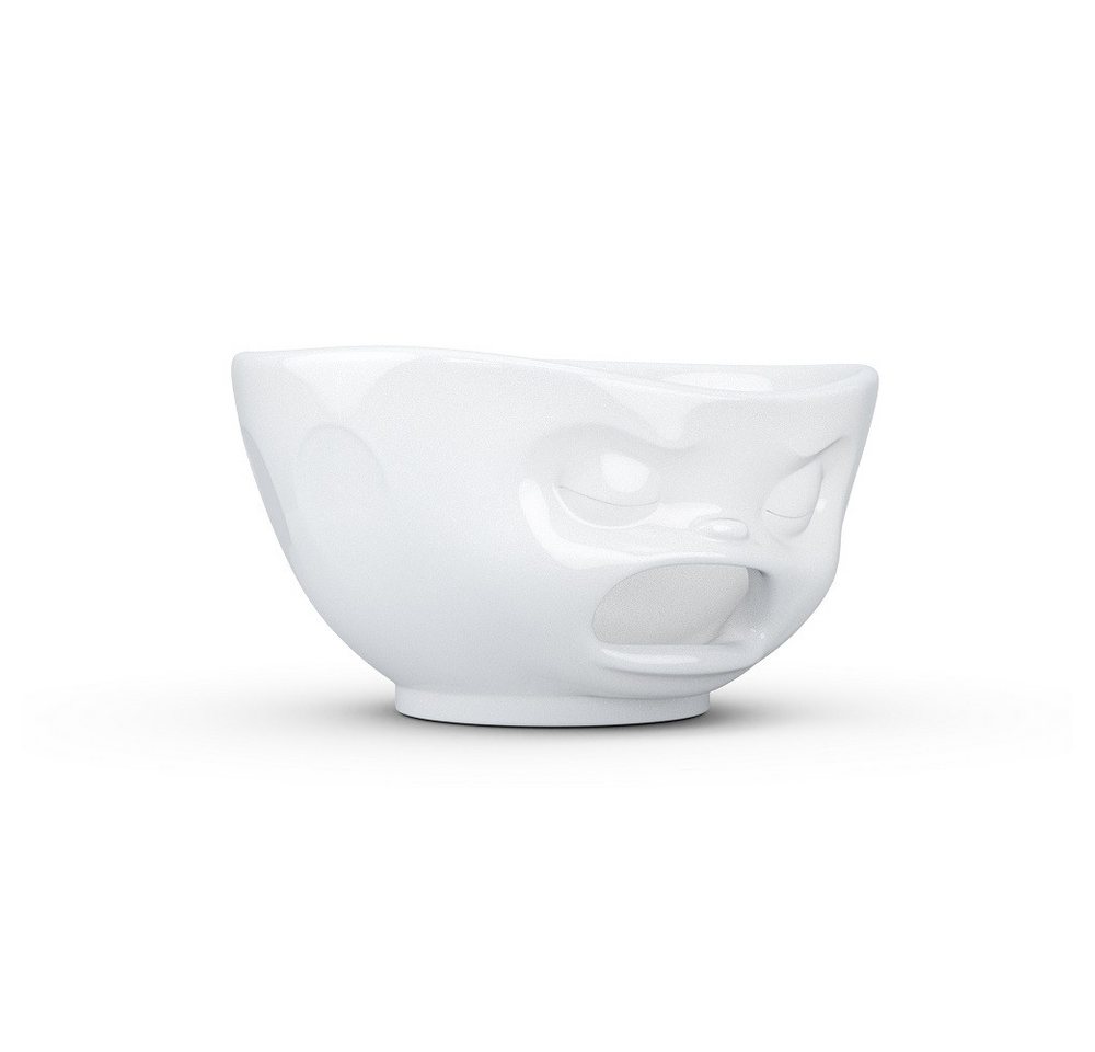 FIFTYEIGHT PRODUCTS Frühstücks-Geschirrset TV Tasse Schale 42 kotzend 1000 ml weiß, Porzellan von FIFTYEIGHT PRODUCTS