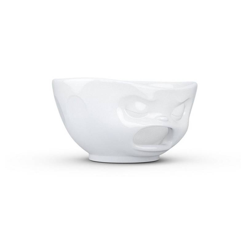 FIFTYEIGHT PRODUCTS Frühstücks-Geschirrset TV Tasse Schale 42 kotzend 1000 ml weiß, Porzellan von FIFTYEIGHT PRODUCTS