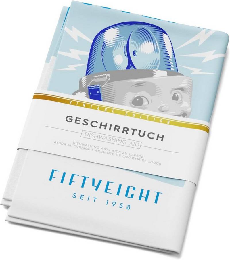 FIFTYEIGHT PRODUCTS Geschirrtuch FIFTYEIGHT Geschirrtuch, mit Bastelüberraschung von FIFTYEIGHT PRODUCTS
