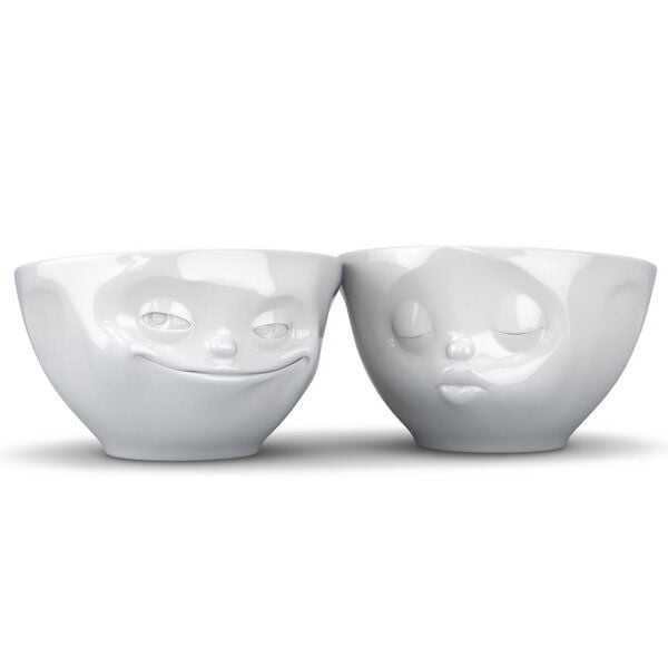 FIFTYEIGHT PRODUCTS Schälchen 200ml küss&grins 2er Set von FIFTYEIGHT PRODUCTS