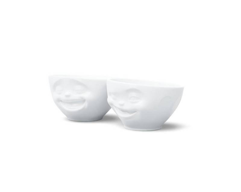 FIFTYEIGHT PRODUCTS Servierschüssel Schälchen-Set Nr. 4 - Lachend & Zwinkernd - jeweils 200 ml von FIFTYEIGHT PRODUCTS