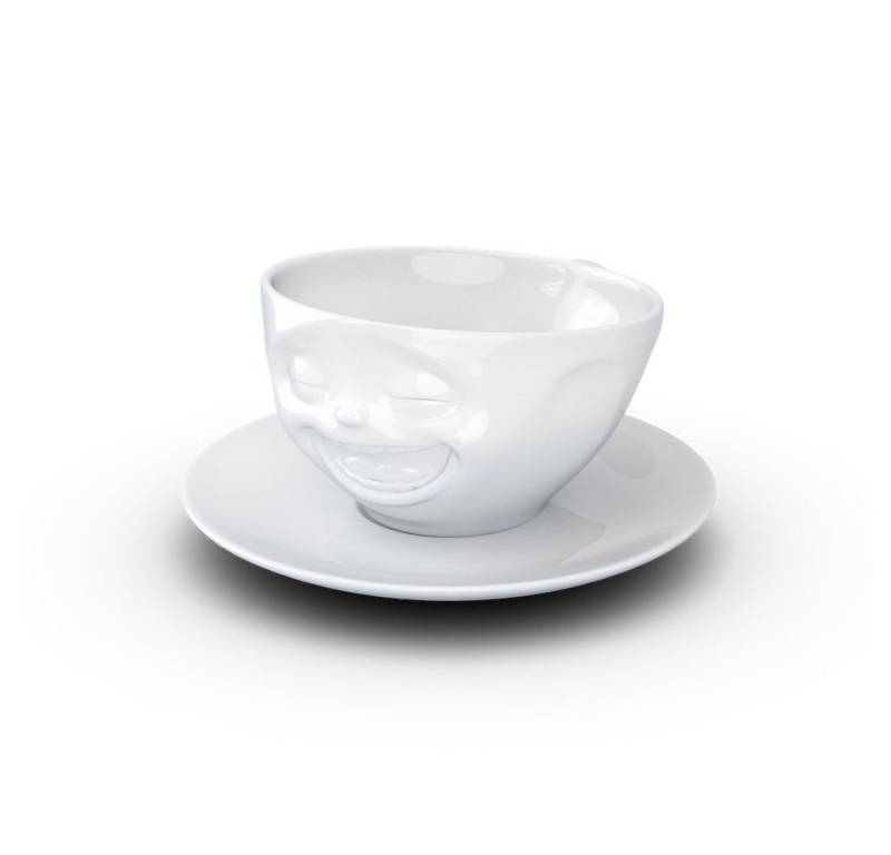 FIFTYEIGHT PRODUCTS Tasse Tasse Lachend weiß - 200 ml FIFTYEIGHT PRODUCTS Tasse Tasse Lachend weiß - 200 ml von FIFTYEIGHT PRODUCTS
