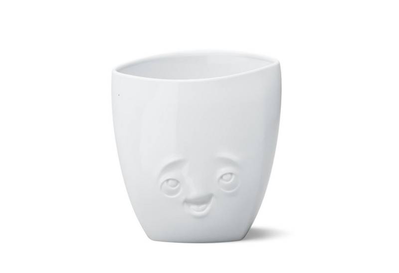 FIFTYEIGHT PRODUCTS Tischvase Vase Entzückt in weiß, Porzellan Tischvase von FIFTYEIGHT PRODUCTS