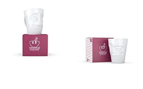 Fiftyeight 2er Henkeltassen Set VERDUTZT & VERSCHMITZT je ca. 350ml / weiß von FIFTYEIGHT PRODUCTS