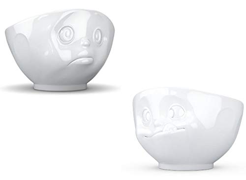 Fiftyeight 2er Schalen-Set SCHMOLLEND & LECKER | weiß von FIFTYEIGHT PRODUCTS