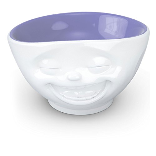 FIFTYEIGHT PRODUCTS / Tassen / Schale “Lachend" (Porzellan, 500ml, weiß, Innen: Lavendel, Made in Germany) FIFTYEIGHT PRODUCTS / Tassen / Schale “Lachend" (Porzellan, 500ml, weiß, Innen: Lavendel, Made in Germany) von FIFTYEIGHT PRODUCTS