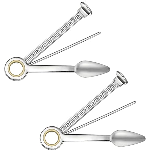 FIGCY Pfeifenstopfer Set 2 Stück Multifunktionales Pfeifenbesteck aus Edelstahl für Reinigung, Stopfen und Kratzen Praktisches Pfeifen Zubehör für Pfeifenliebhaber FIGCY Pfeifenstopfer Set 2 Stück Multifunktionales Pfeifenbesteck aus Edelstahl für Reinigung, Stopfen und Kratzen Praktisches Pfeifen Zubehör für Pfeifenliebhaber von FIGCY