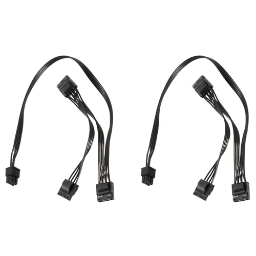 2 x Stromversorgung Treiber IDE 6 Pin ein 3x für Supernova 650750850 1000 1600 2000 G2 G3 P2 T2 GS von FIGGRITID