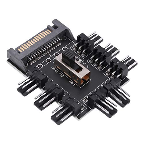 Multi Way Splitter Kühler Kühlgebläse Hub PC Computer SATA 1 An 8 3Pin 12V Power Socket PCB Adapter XXM8 Multi Way Splitter Kühler Kühlgebläse Hub PC Computer SATA 1 An 8 3Pin 12V Power Socket PCB Adapter XXM8 von FIGGRITID