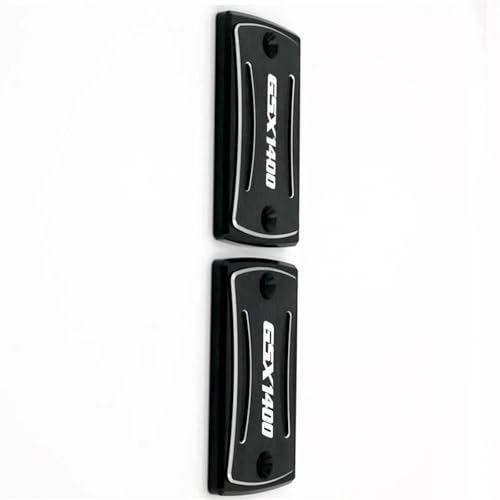 Behälterdeckel Für Suzuki GSX1400 GSX 1400 2001 2002 2003 2004 2005 2006 2 STÜCKE Motorradteile Vorne Bremse Kupplung Zylinder Flüssigkeitsbehälter Abdeckung(Nero) von FIGULI