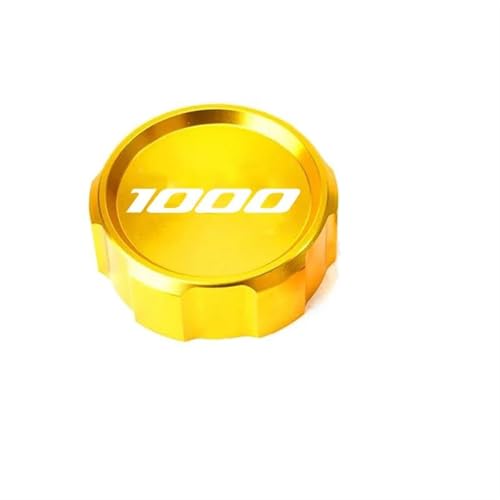 FIGULI Behälterdeckel Für Suzuki GSX-R 1000 GSXR1000 GSX-R1000 CNC Aluminium Motorrad Zubehör Vorne Brems Flüssigkeit Reservoir Abdeckung(Gold) von FIGULI