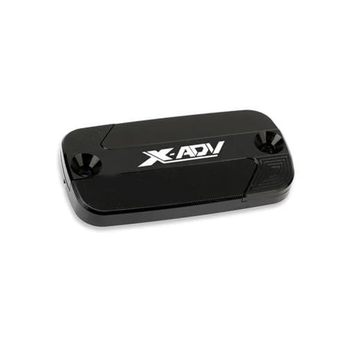 FIGULI Behälterdeckel Geändert Motorrad Vorne Brems Flüssigkeit Kraftstoff Reservoir Abdeckung Öl Tank Kappe Für H-ONDA X-ADV 750 XADV 750 2017 2018 2019 2020 2021(Nero) von FIGULI