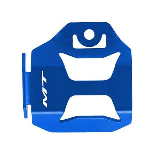 FIGULI Behälterdeckel Hinten Brems Pumpe Flüssigkeit Reservoir Kappe Guards Für Yamaha MT125 MT-125 2015 2016 2017 2018 2019 2020 2021 2022 2023 2024 Motorrad Zubehör(Blu) von FIGULI
