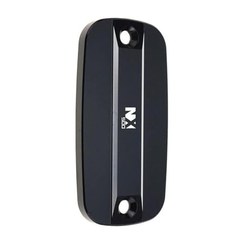 FIGULI Behälterdeckel Motorrad Vorne Bremse Reservoir Flüssigkeit Tank Abdeckung Öl Tasse Kappe Für H-ONDA NX500 NX 500 2024(Nero) von FIGULI