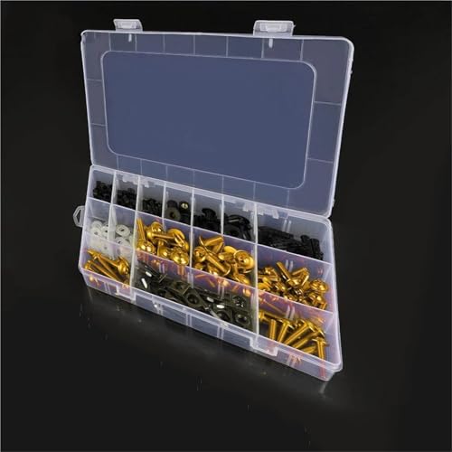 Karosserieschrauben 199 STÜCKE Motorrad Modifizierte Teile Für 390 790 890 950 990 1050 1090 1190 Für ADVENTURE R S Adv 2002-2024 Windschutzscheibenschrauben Motorradverkleidungsbolzen-Satz(Yellow) Karosserieschrauben 199 STÜCKE Motorrad Modifizierte Teile Für 390 790 890 950 990 1050 1090 1190 Für ADVENTURE R S Adv 2002-2024 Windschutzscheibenschrauben Motorradverkleidungsbolzen-Satz(Yellow) von FIGULI