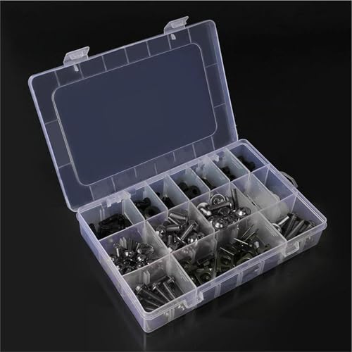 Karosserieschrauben 199PCS Karosserie Schrauben Muttern Für DUCATI Für SuperSport 900 939 939S 950 950S 1999-2020 2021 2022 2023 2024 Motorrad CNC Verkleidung Schrauben Kits(Grey) von FIGULI